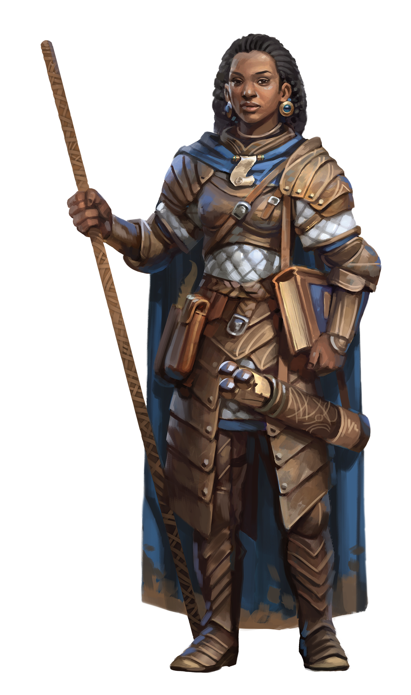 Dungeons and Dragons character wearing armor