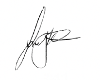 Signature of Tim Kidd