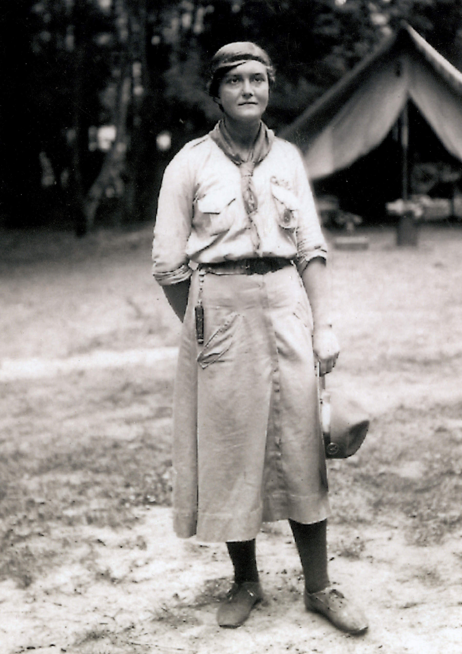 Image shows Vera Barclay in her uniform