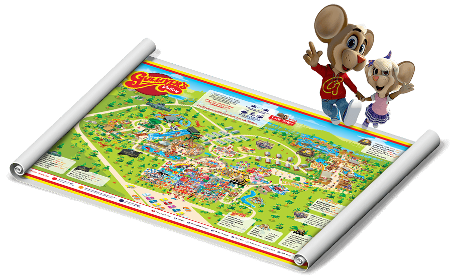 Gully and Gilly the mice with park map