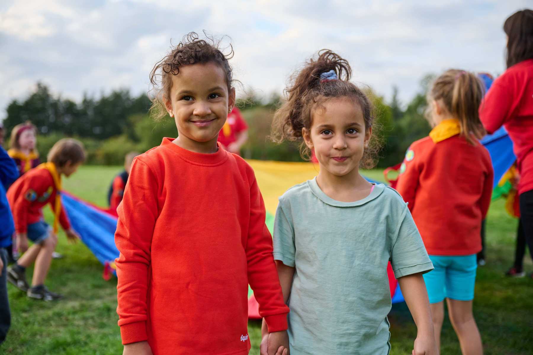 Pair of friends at Scouts