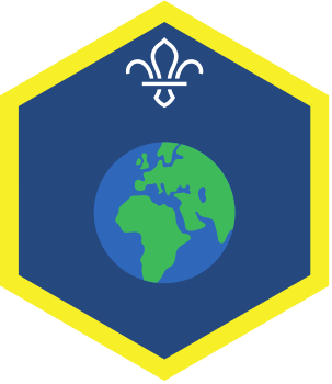 Our World badge
