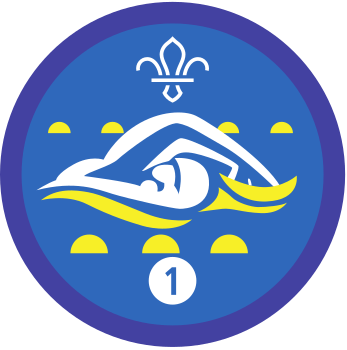 Swimmer badge