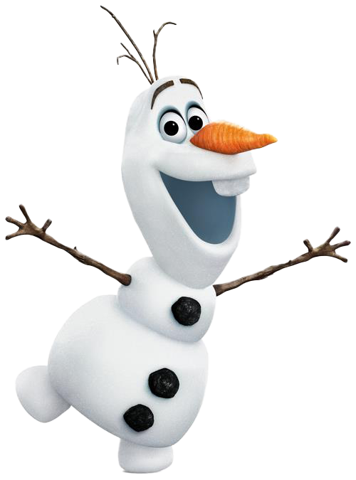 Olaf snowman happy