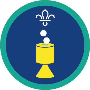 Fundraising badge