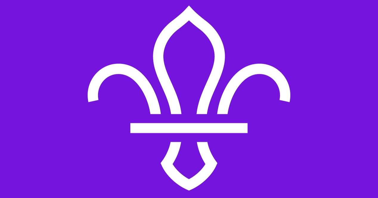 The Scouts Fleur in purple