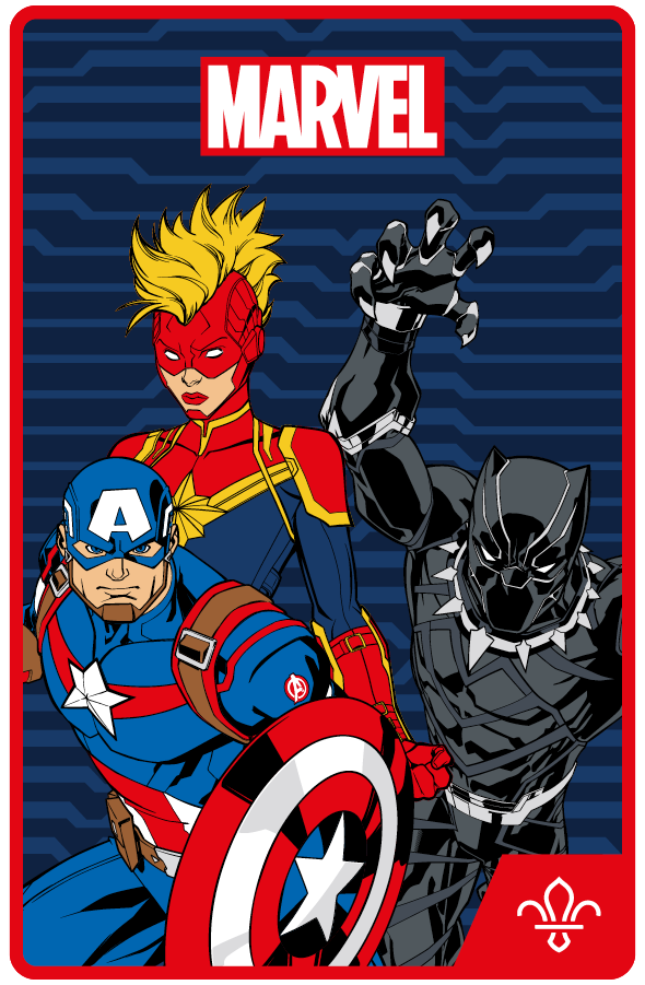 Marvel Avengers Blanket Badge