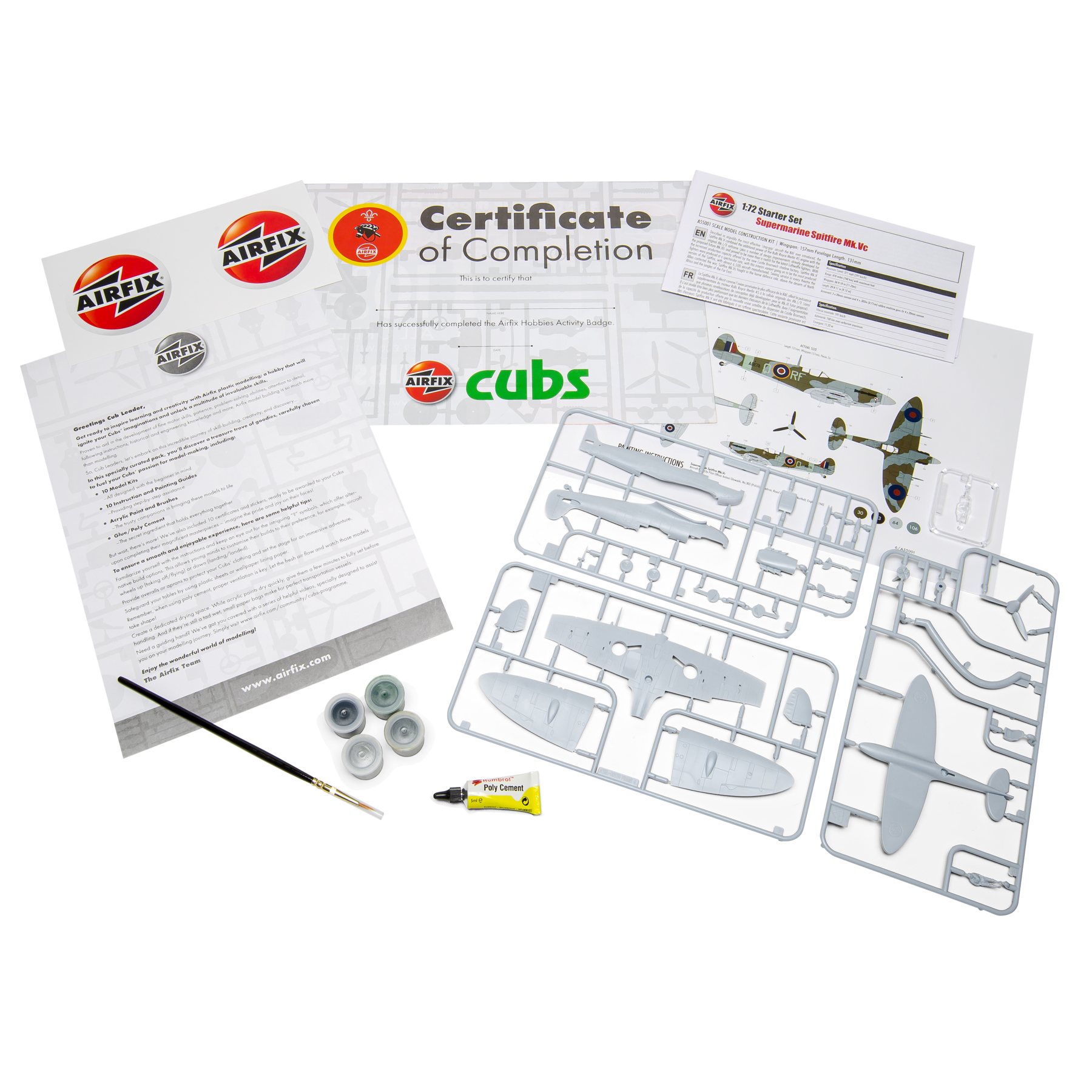 Airfix Cub Activity Pack Spitfire