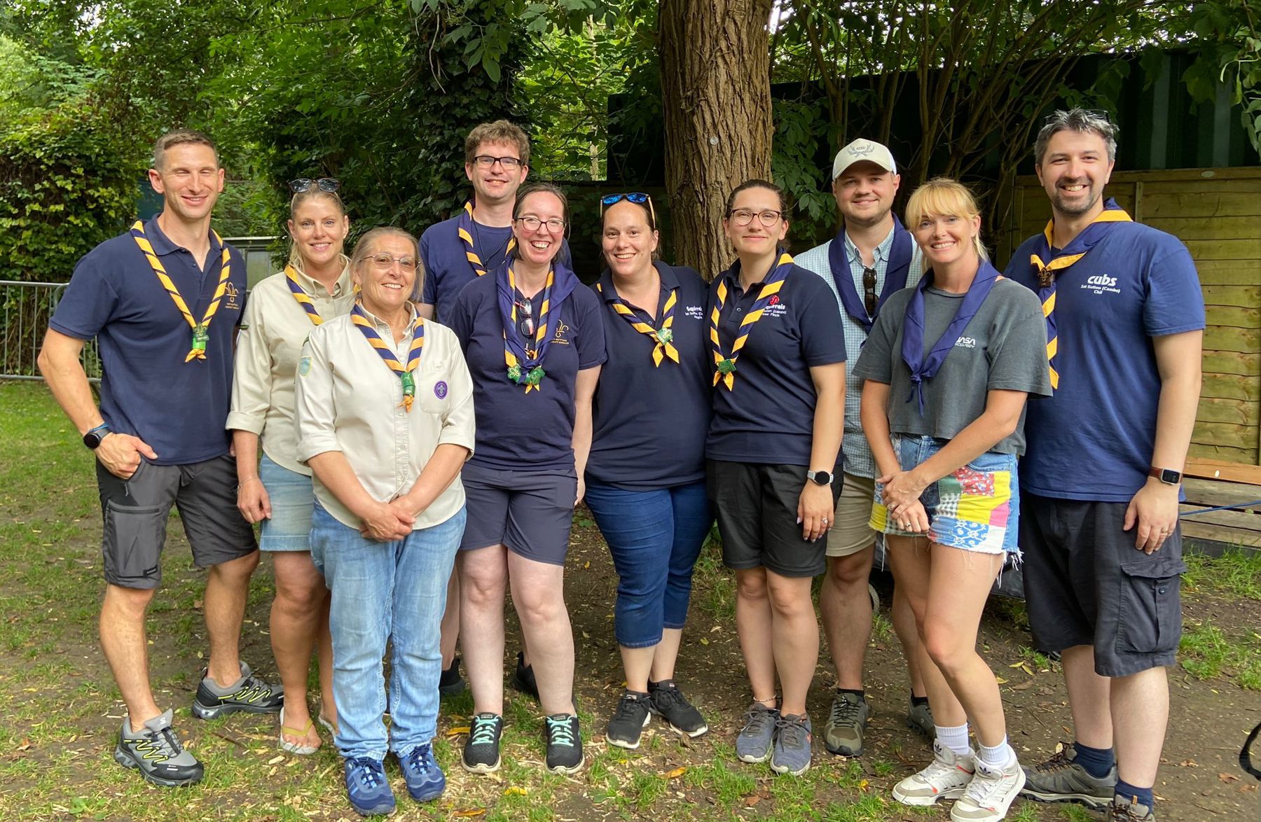 Samantha and her volunteers