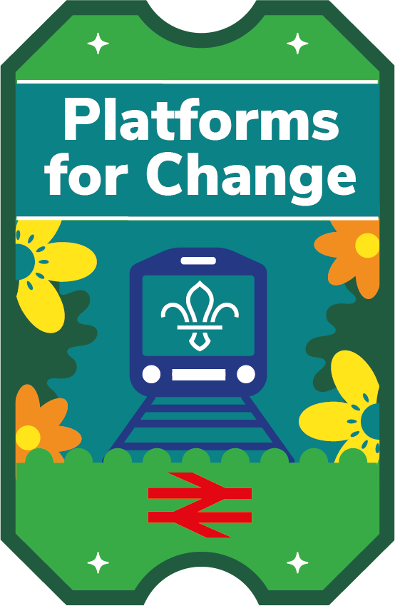 Platforms for Change blanket badge