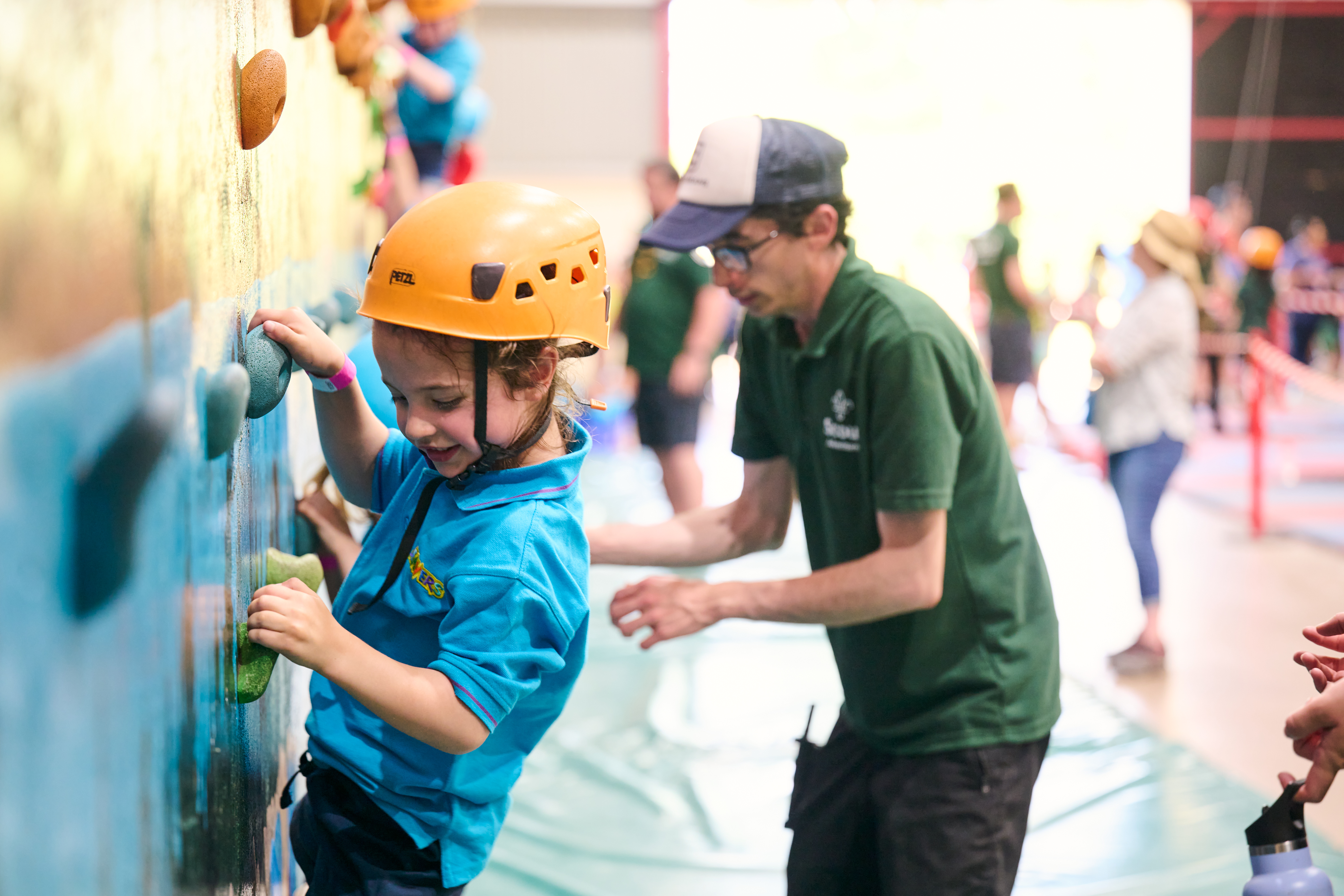 Preparing For Census In 2024 Update Scouts   A Scout Doing Some Bouldering 