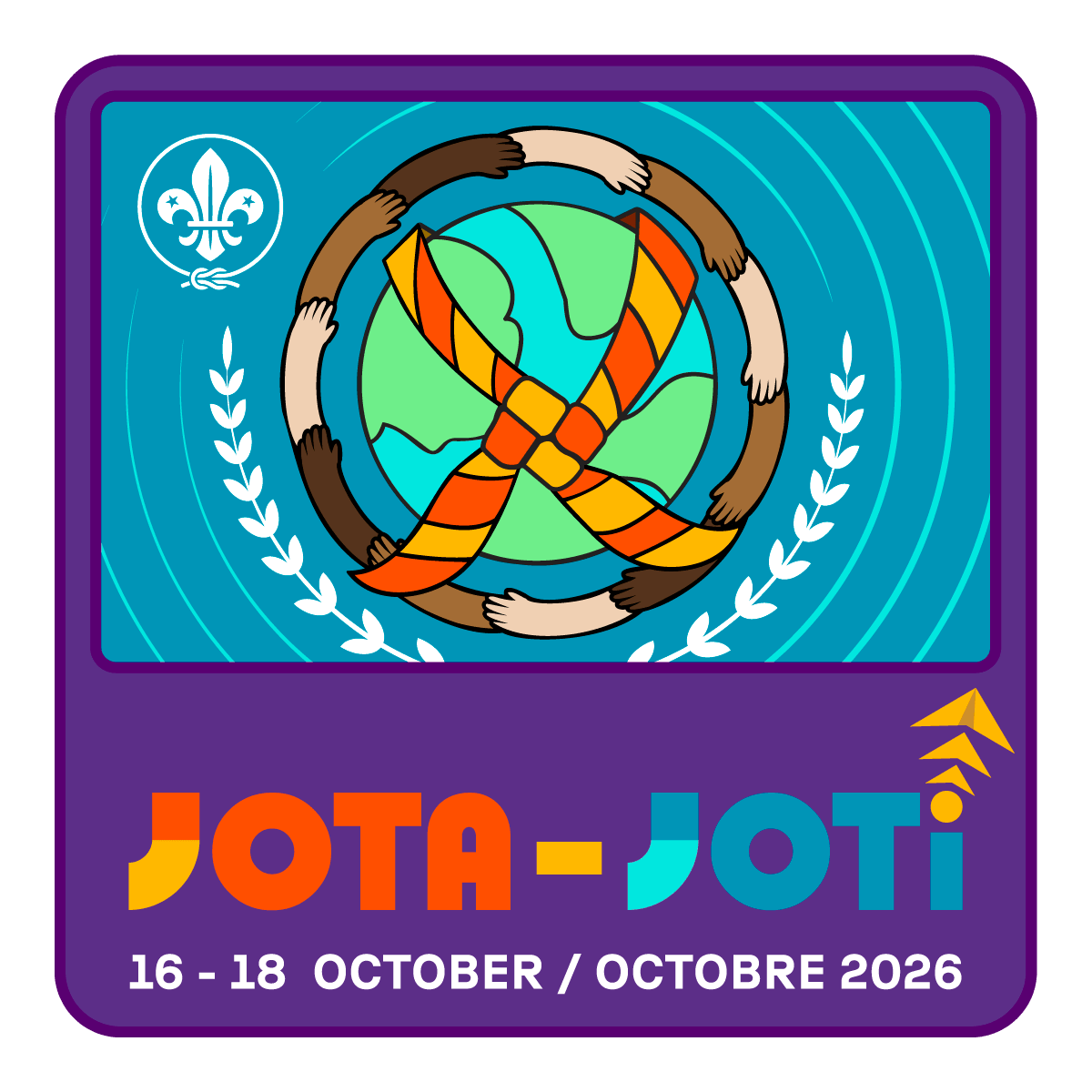 JOTA-JOTI Blanket Badge badge
